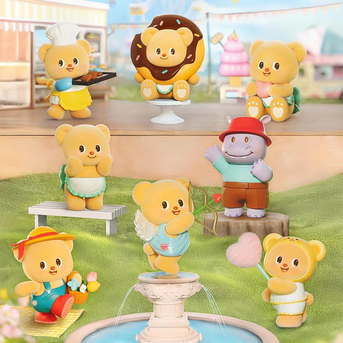 【确认款】正品黄油小熊甜蜜日常盲盒植绒手办摆件Butterbear公仔