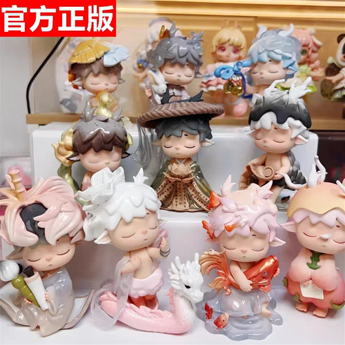 【确认款】正品黑玩MIMI新国风四时之序盲盒玩具可爱公仔手办摆件