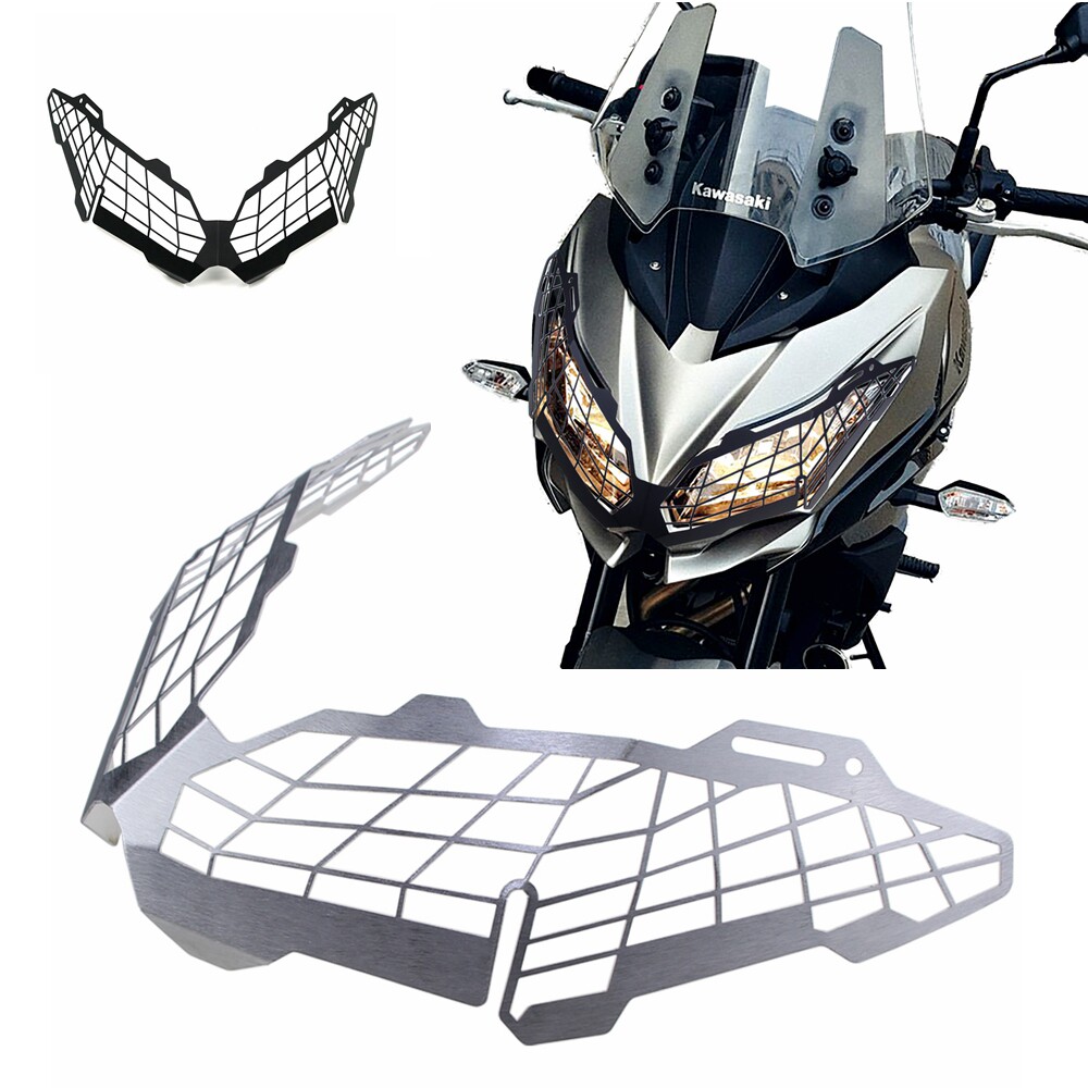 适用于 川崎 Versys650 15-17年 新款大灯罩大灯网保护框车灯护架|ruв категории мотоцикл/оборудование/аксессуары, декоративный РЕМОНТ МОТОЦИКЛОВ, кепки аксессуары - от Buy2taobao.com для оказания профессиональной услуги покупки агента Taobao