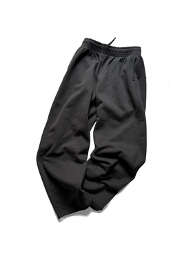 WINDERFLIES 25AW/宽松阔腿休闲裤男女松紧腰百搭加绒长裤