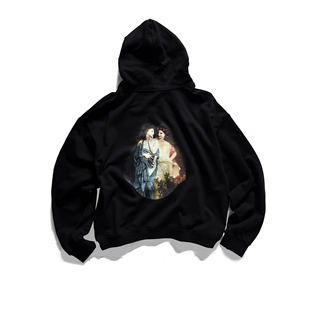 WINDERFLIES 原创设计印花连帽人像卫衣男上衣男秋 25AW