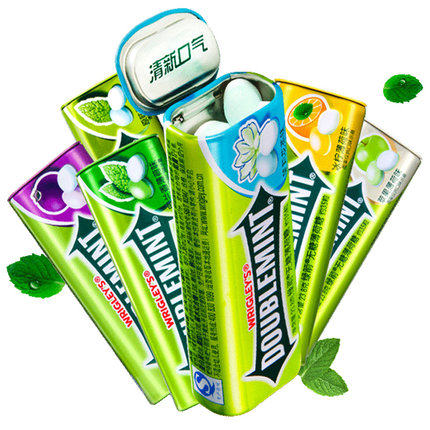 箭牌绿箭无糖薄荷糖35粒装薄荷糖铁盒装薄荷清新清凉糖6瓶包邮