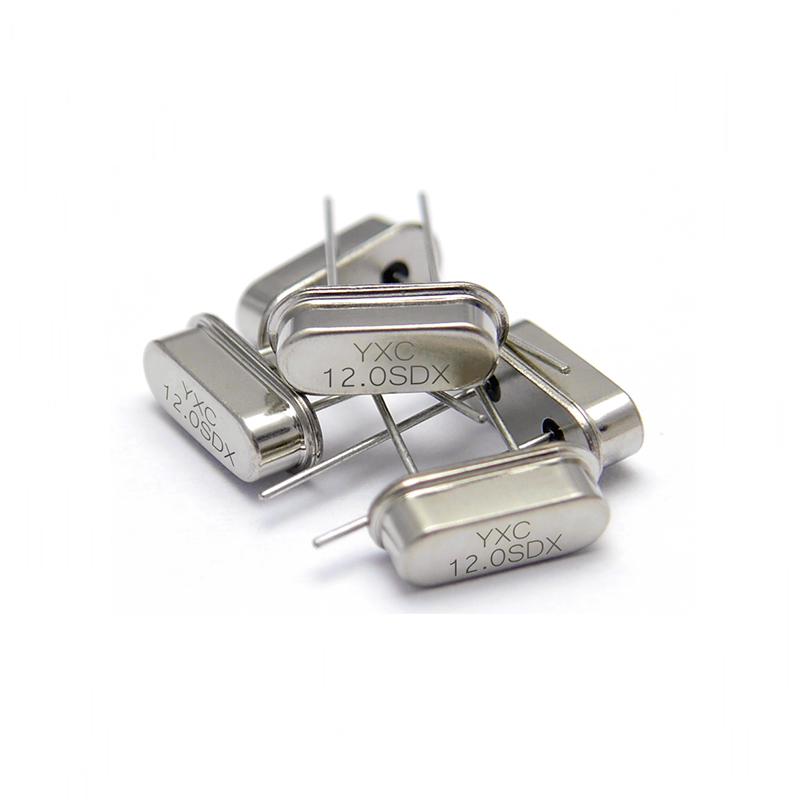 yxc厂家直销hc-49us 4mhz 20pf 20ppm 无源石英晶振直插件全系列