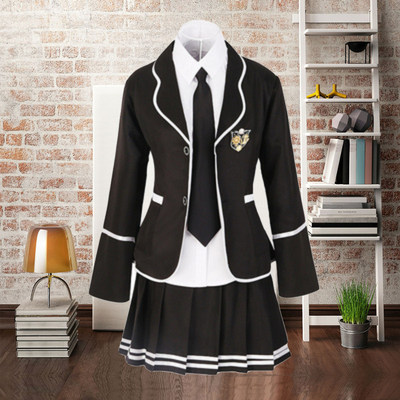 英伦风韩版套装中学生装学院风jk制服韩国小学生校服班服女裙春秋