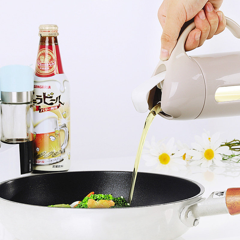 日本sp防爆自动开合油瓶酱油醋调料瓶厨房醋瓶子小家用醋壶油壶