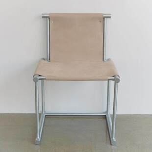 达屋家中古风实木餐椅设计师款家用餐厅椅子北欧复古侘寂风靠背椅