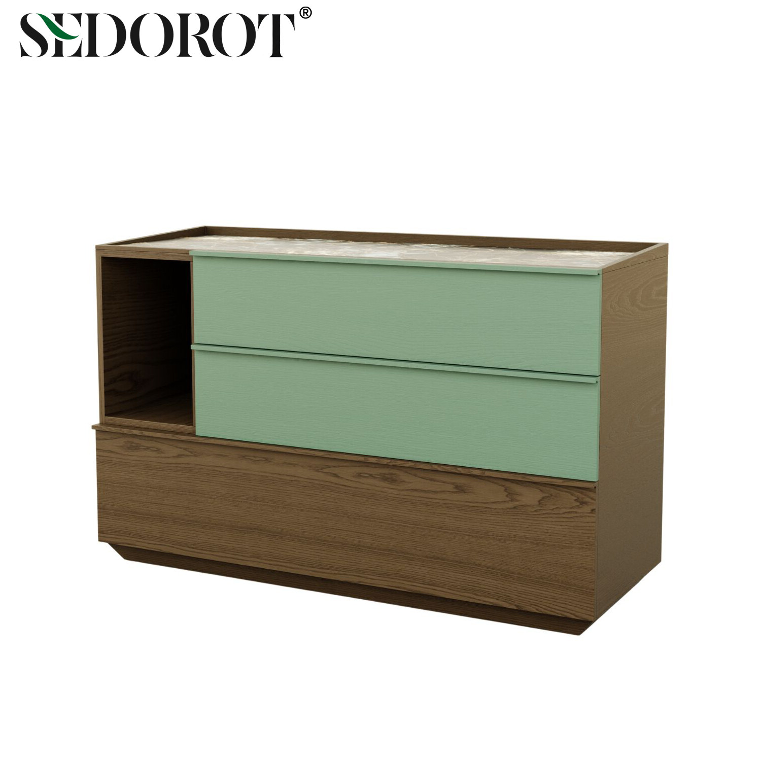 SEDOROT意式实木抽屉柜客厅