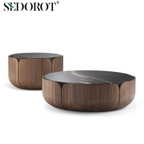 SEDOROT意式轻奢大理石面茶几