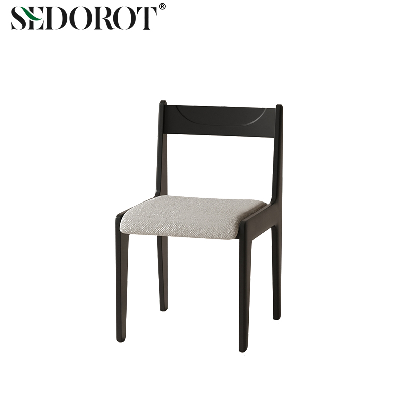 北欧简约休闲椅实木靠背凳子