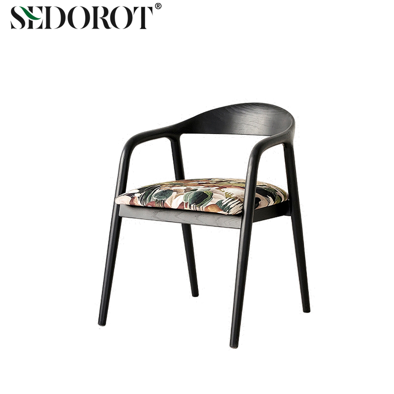 新中式靠背凳子软包餐椅