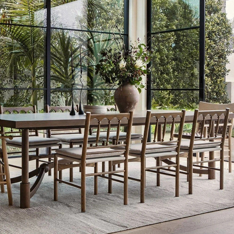 复古实木餐椅软包椅面餐厅椅子家用舒适靠背椅,住宅家具,餐椅,淘宝优惠券,粉丝福利购,淘宝优惠卷