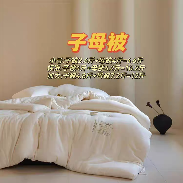【轻奢家纺】3A蚕丝蛋白有机蚕丝蛋白暖被被冬被