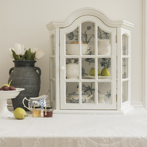 Nina家居壁柜置物柜法式玻璃门