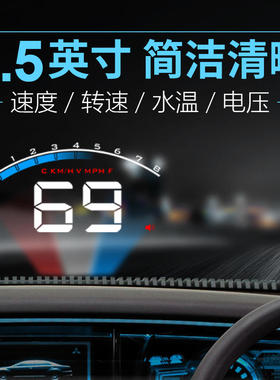 适用丰田RAV4荣放卡罗拉锐放凯美瑞亚洲龙威兰达obd抬头显示器HUD