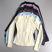 专业瑜伽网球运动外套女拉链开衫 跑步健身房上衣广场舞蹈跳操服装