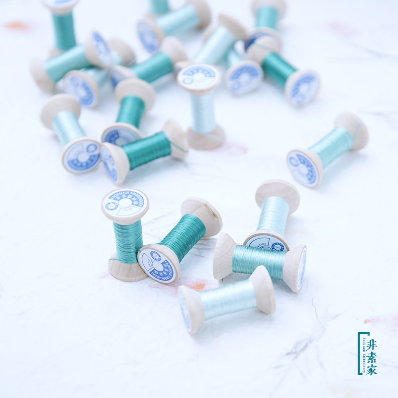 绒花手工diy线苏绣湘绣桑蚕丝图片
