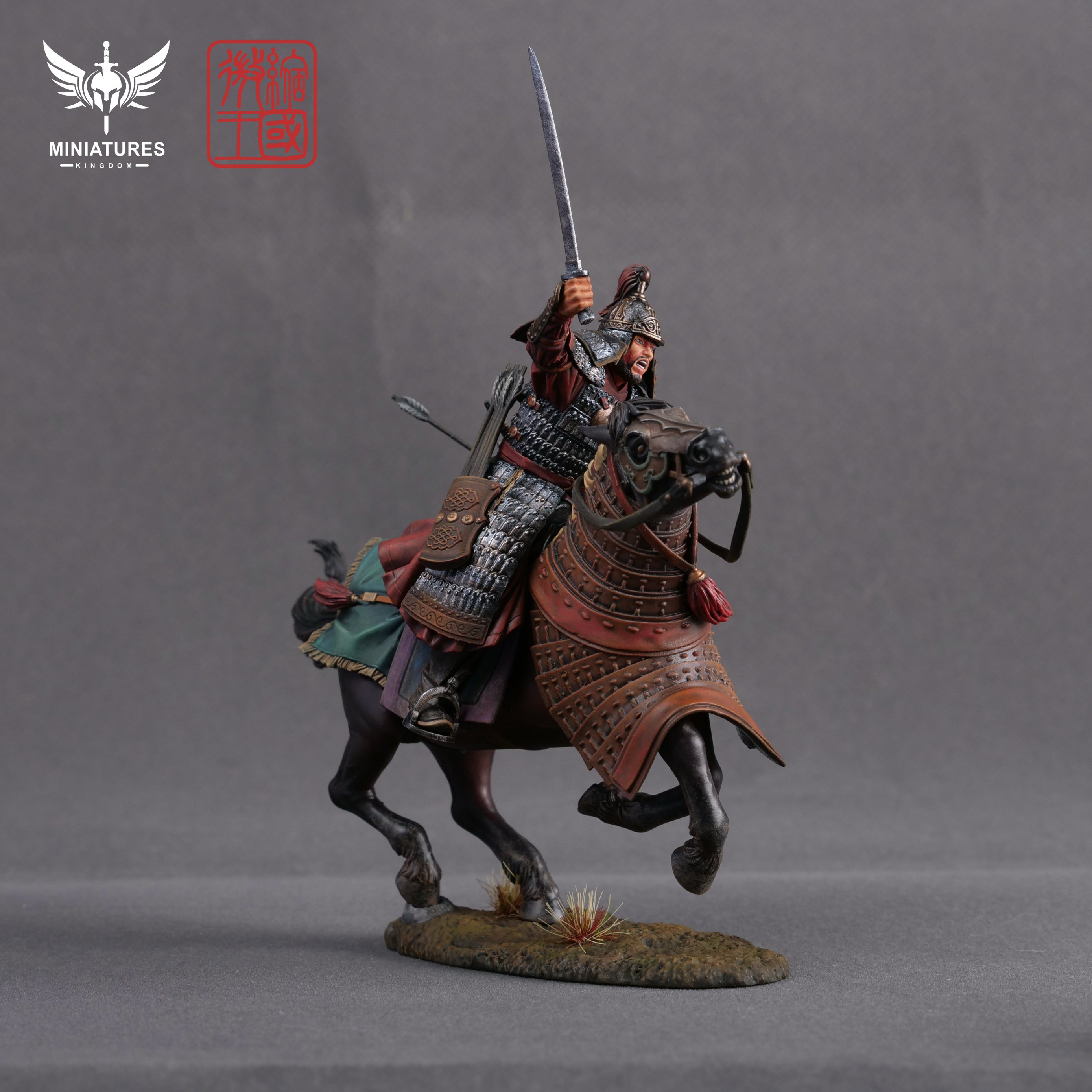 【售罄展示】MK微缩王国合金微缩《蒙金战争》系列MJ14蒙古旗手