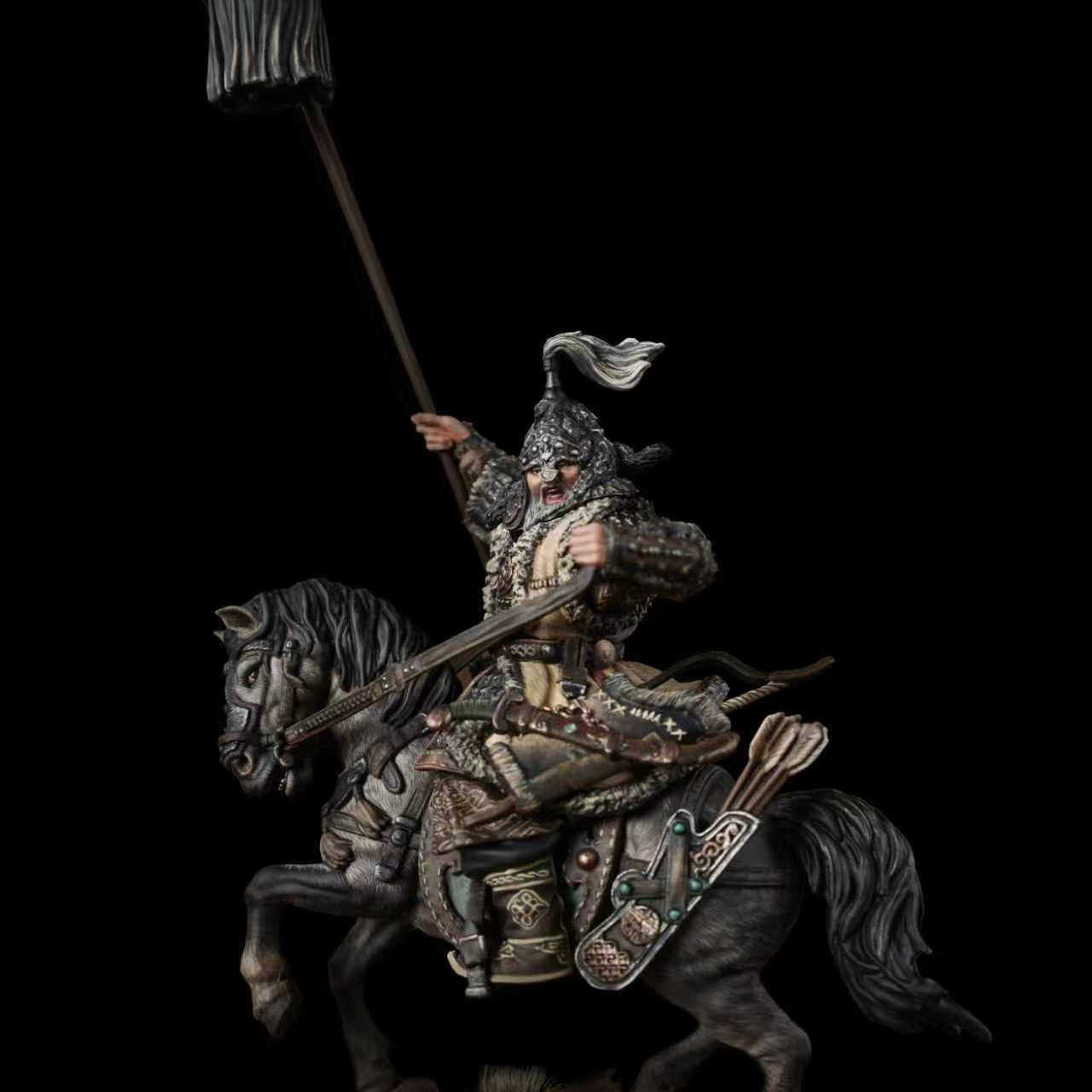 原创古代兵人历史微缩模型涂装