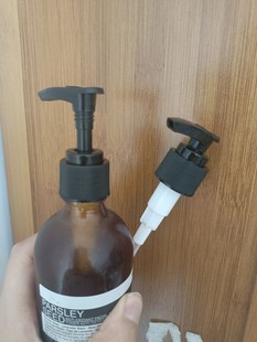 适用于伊索100ml洗面奶泵头200ml按头500ml洗发水洗手液按压泵