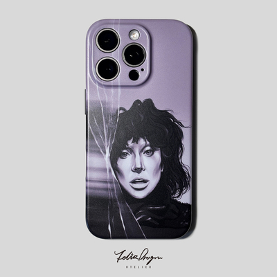 LadyGaga mayhem手机壳周边欧美磨砂FELIXDRAGON原创插画