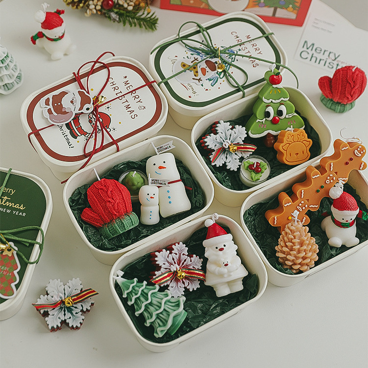 圣诞香薰蜡烛套装香氛蜡烛