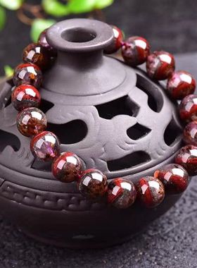 东海晶城世家Auralite23天然天眼极光23水晶手链含紫钛手串男女款