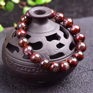 东海晶城世家Auralite23天然天眼极光23水晶手链含紫钛手串男女款