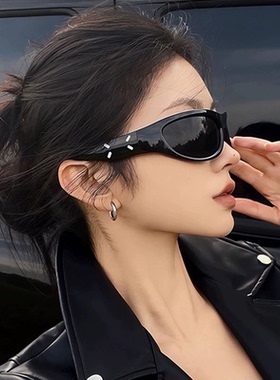jennie同款防紫外线骑行墨镜