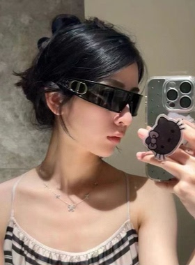 2026春夏发箍墨镜高级感时髦拍照凹造型太阳眼镜防紫外线