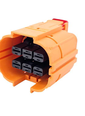 安费诺新能源汽车线束插头连接器HVC6P63FS106-C4原厂正品