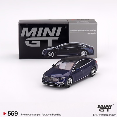 MINIGT#559#奔驰EQS 580 MATIC High-tech Benz 1:64合金汽车模型