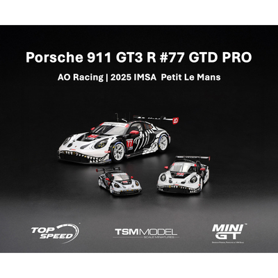[预售]MINIGT #1143 保时捷 911 GT3 R 万圣节  1:64汽车模型