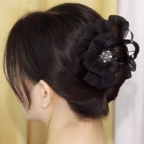 抓夹布艺韩版蝴蝶结小抓夹