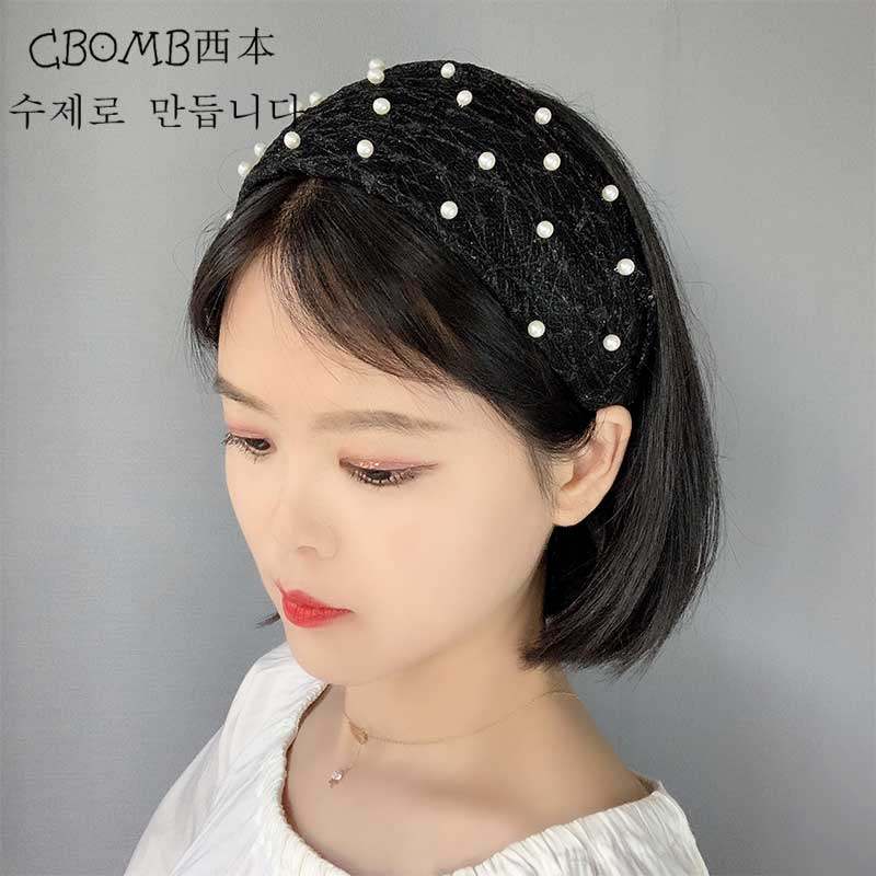 发箍宽边带齿防滑韩版头饰网红发卡遮白发盖碎发发带头窟发夹饰品