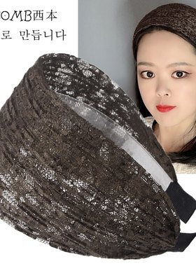 宽边发箍透气夏季头饰发卡碎发遮白发遮盖神器时尚发带头箍女士