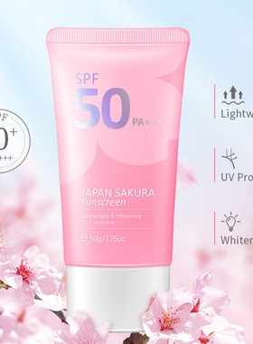 Spf50 Sunscreen Cream Isolation Sun Block Moisturizer