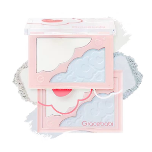 Gracebabi浮光立影双色高光盘提亮面部阴影修容哑光嘭亮细腻质感
