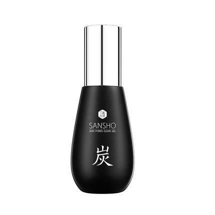 Sansho三妆备长炭毛孔清洁凝胶油皮去角质胶面部深层清洁保湿补水