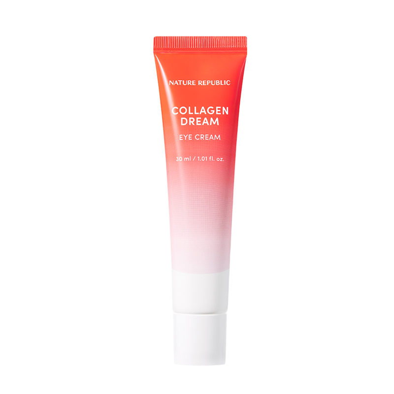韩国NatureRepublic自然乐园胶原蛋白眼霜弹力舒缓补水保湿全脸用