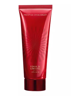 韩国it's skin伊思红参晶钻蜗牛洗面奶深层清洁毛孔滋润修护敏感