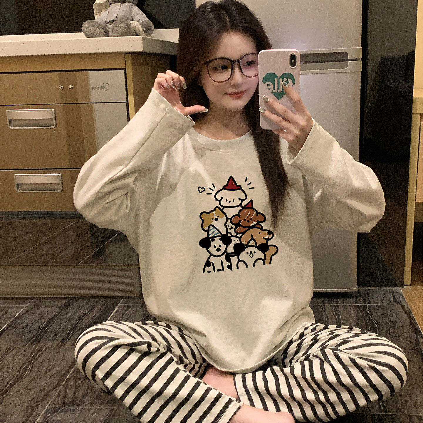2026新款睡衣女款春秋季纯棉睡衣/家居服套装