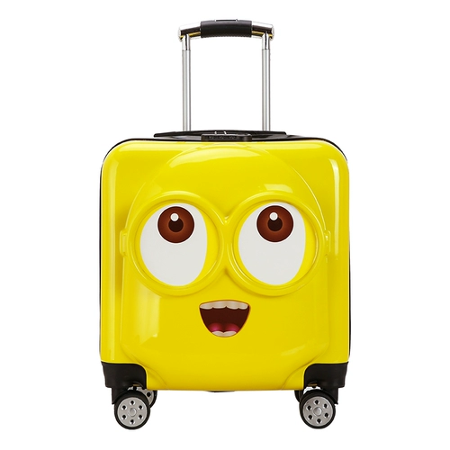 Мультяшный чемодан, универсальная высококачественная коробка подходит для мужчин и женщин, с медвежатами, 18 дюймов