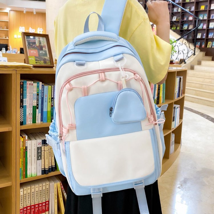 时尚学生双肩包大容量印字背包