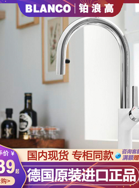 德国BLANCO铂浪高CARENA-S厨房冷热水龙头洗碗池可旋转龙头521358