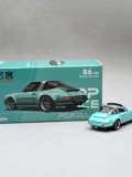 Spot New Product 1/64POPRACE ALLOY CAR MODEL ORNATION 911 Singer 964 Targa