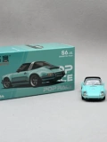Spot New Product 1/64POPRACE ALLOY CAR MODEL ORNATION 911 Singer 964 Targa