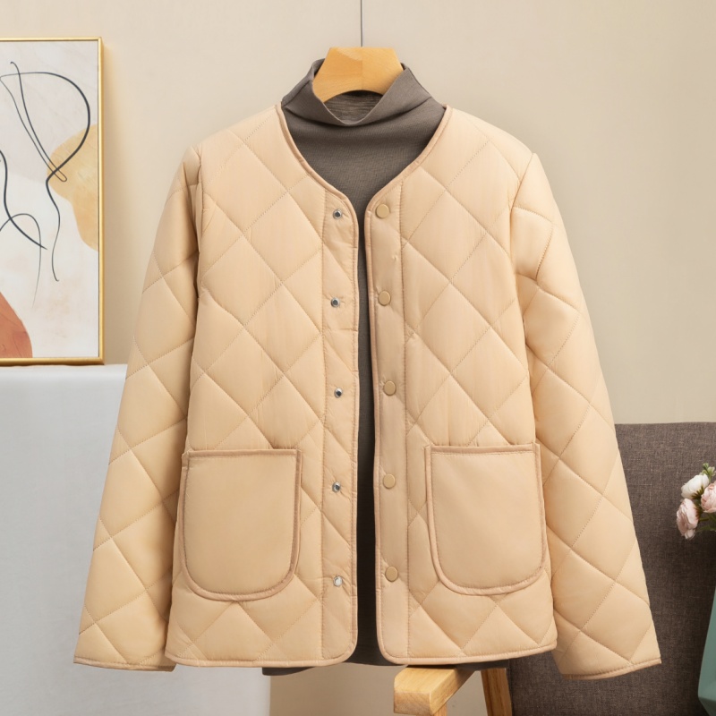 秋冬新款棉服女加绒加厚内胆棉衣贴身保暖打底内搭女士小棉袄外套