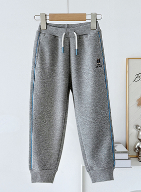 2025春季小熊男童针织休闲裤中大童百搭运动长裤TTTM251201K