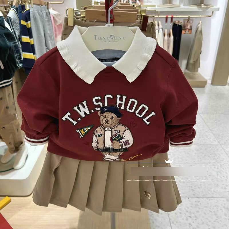 女童大翻领卫衣TKMW234951K