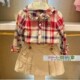 TKYC211252B半裙TKWH211251B 格子衬衫 2025春秋新款 女童长袖